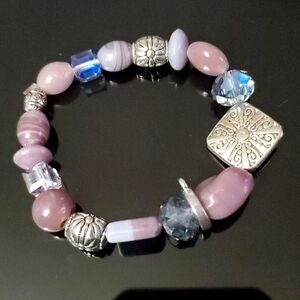 Gem Stone Beaded Bracelt